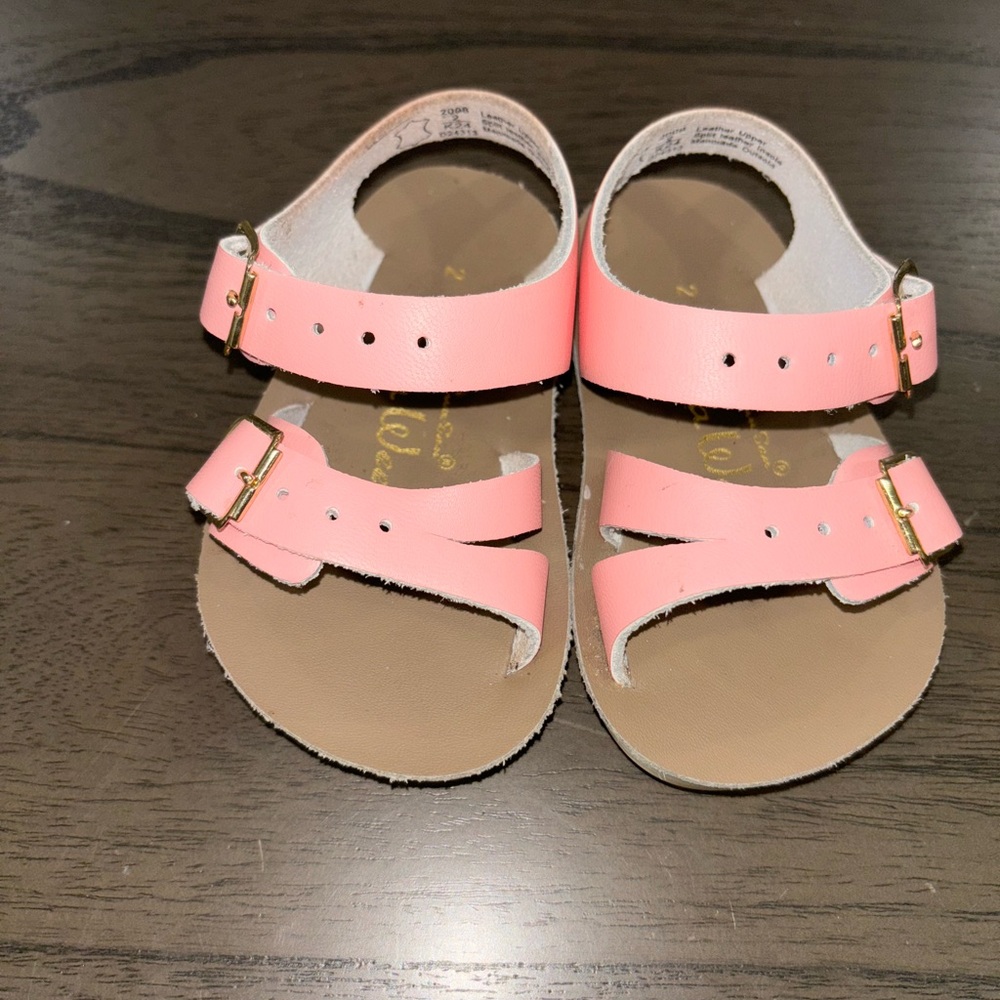 Salt Water Sandals by Hoy - Pink Kids Sandals